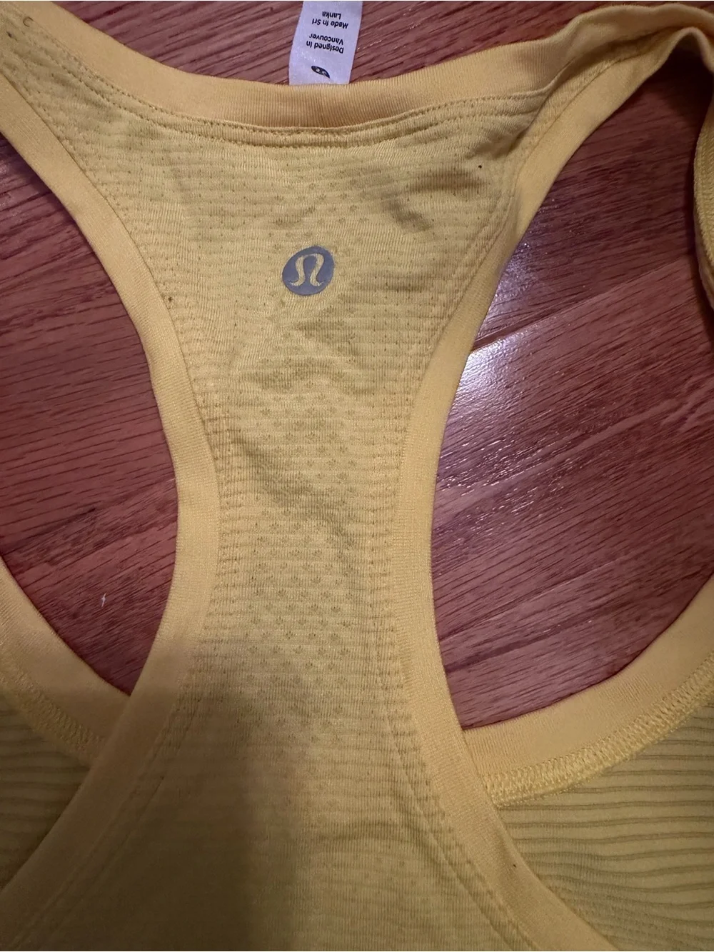 lululemon athletica Swiftly Tech tank Top Yellow